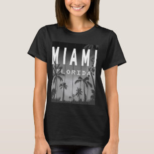 Miami Florida Sunset - Ik hou van Miami Beach Souv T-shirt