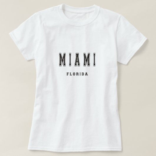 Miami Florida T-shirt (Design voorkant)