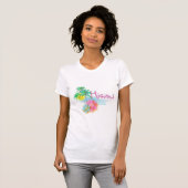 Miami Florida T-shirt met handpalmen (Voorkant volledig)