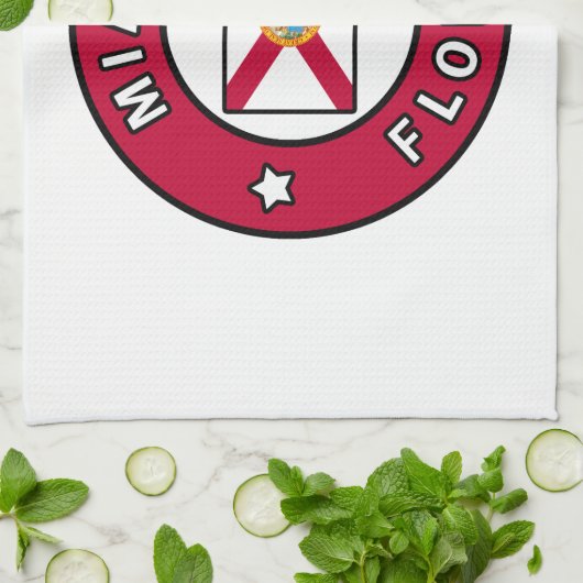 Miami Florida Theedoek (Gevouwen)