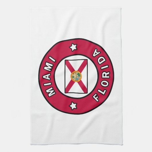 Miami Florida Theedoek (Verticaal)