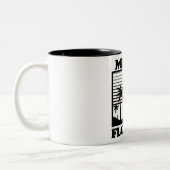 Miami, Florida Tweekleurige Koffiemok (Links)