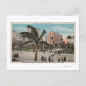 Miami, Florida - Uitzicht van Bayfront Park & Hote Briefkaart (Voorkant)