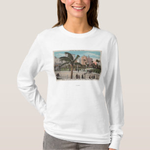 Miami, Florida - Uitzicht van Bayfront Park & Hote T-shirt