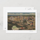 Miami, Florida - Uitzicht van de lucht in de binne Briefkaart (Voorkant / Achterkant)