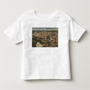 Miami, Florida - Uitzicht van de lucht in de binne Kinder Shirts