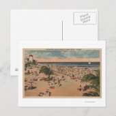 Miami, Florida - Uitzicht van Sunbathers in Miami Briefkaart (Voorkant / Achterkant)