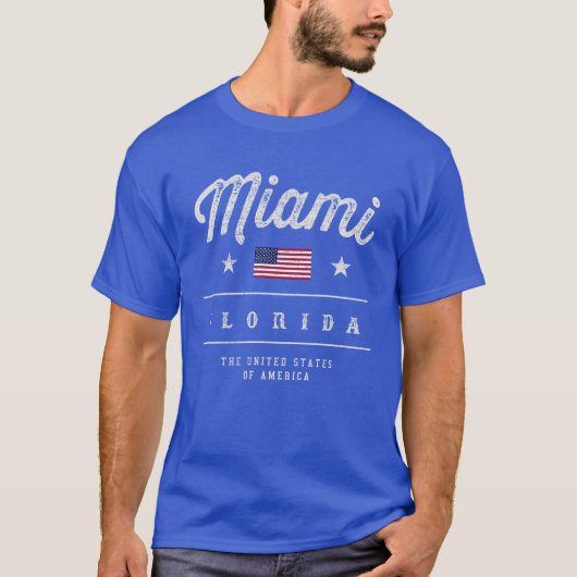 Miami Florida USA T-shirt (Voorkant)