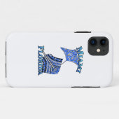 Miami Florida Vacation Tribal Stingray Beach Case-Mate iPhone Case (Achterkant (horizontaal))