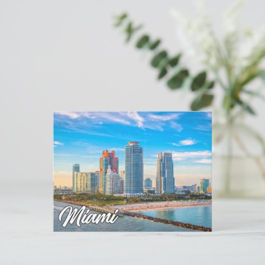 Miami, Florida, Verenigde Staten Briefkaart (Staand voorkant)