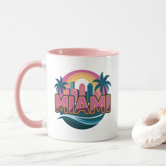 Miami Florida Verenigde Staten Mok (Met donut)