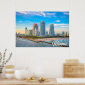 Miami, Florida, Verenigde Staten Poster (Keuken)