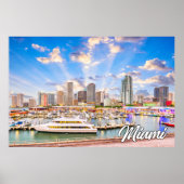 Miami, Florida, Verenigde Staten Poster (Voorkant)
