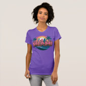 Miami Florida Verenigde Staten T-shirt (Voorkant volledig)