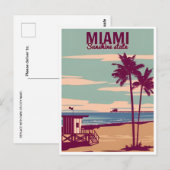  Miami Florida Verenigde Staten van Amerika Briefkaart (Voorkant / Achterkant)