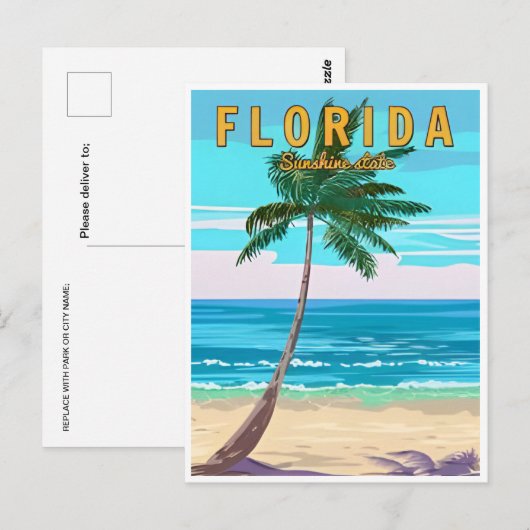  Miami Florida Verenigde Staten van Amerika Briefkaart (Voorkant / Achterkant)