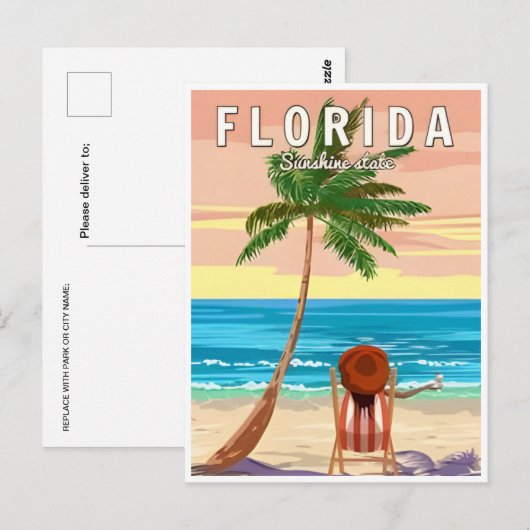  Miami Florida Verenigde Staten van Amerika Briefkaart (Voorkant / Achterkant)