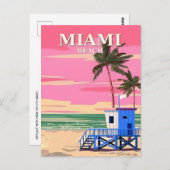  Miami Florida Verenigde Staten van Amerika Briefkaart (Voorkant / Achterkant)