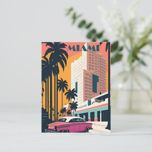  Miami Florida Verenigde Staten van Amerika Briefkaart (Staand voorkant)