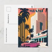  Miami Florida Verenigde Staten van Amerika Briefkaart (Voorkant / Achterkant)
