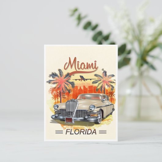  Miami Florida Verenigde Staten van Amerika Briefkaart (Staand voorkant)