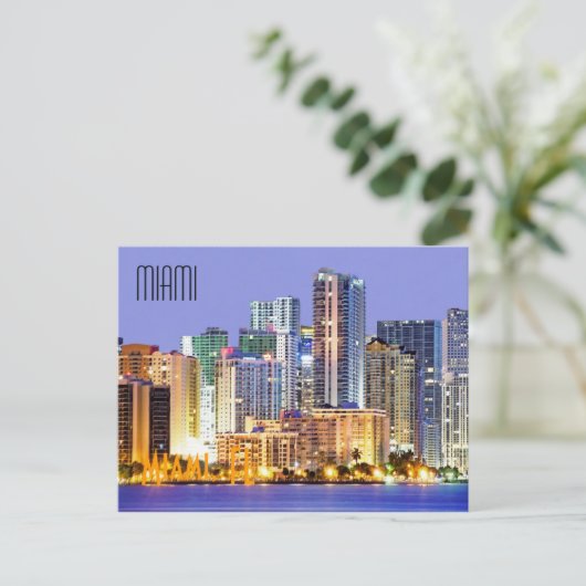 Miami, Florida, VS Briefkaart (Staand voorkant)