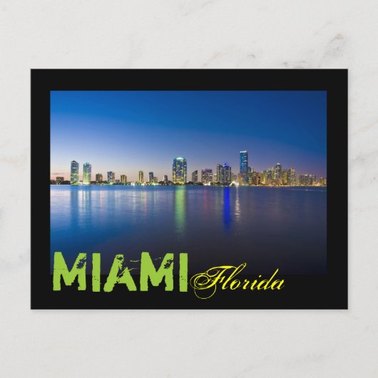 Miami, Florida, VS Briefkaart (Voorkant)