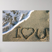 Miami, Florida, VS. Ik hou van je Poster (Voorkant)