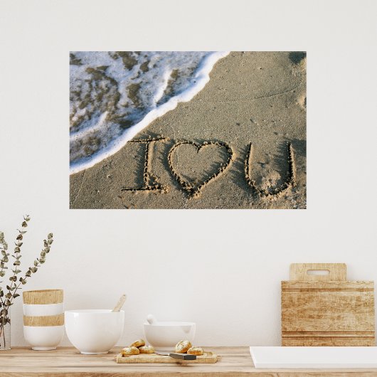 Miami, Florida, VS. Ik hou van je Poster (Keuken)