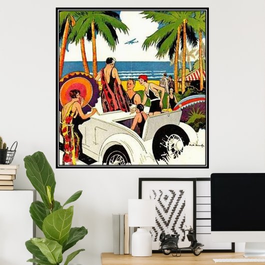  Miami, Florida, VS - Poster (Thuiskantoor)
