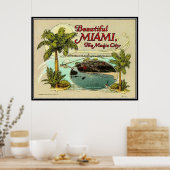 Miami, Florida, VS - Poster (Keuken)