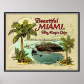  Miami, Florida, VS - Poster (Voorkant)