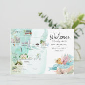 Miami Florida | Weduwenreiskaart (Staand voorkant)