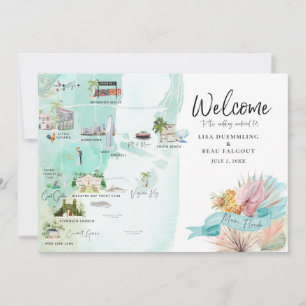 Miami Florida Weduwenreiskaart