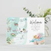 Miami Florida | Weduwenreiskaart (Staand voorkant)