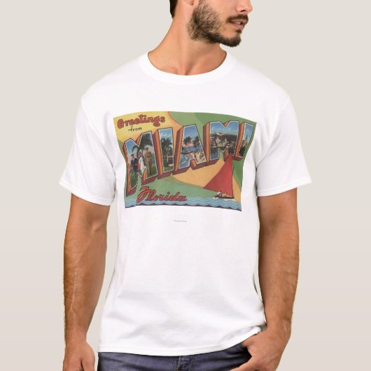 Miami, FloridaLarge Letter ScenesMiami, FL 2 T-shirt (Voorkant)