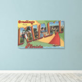 Miami, FloridaLarge Letter ScenesMiami, FL Canvas Afdruk (Insitu (Houten vloer))