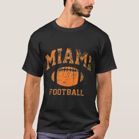 Miami Football funny T-shirt (Voorkant)