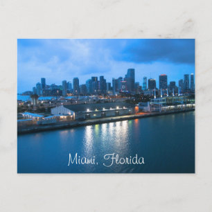 Miami-foto aanpassen briefkaart