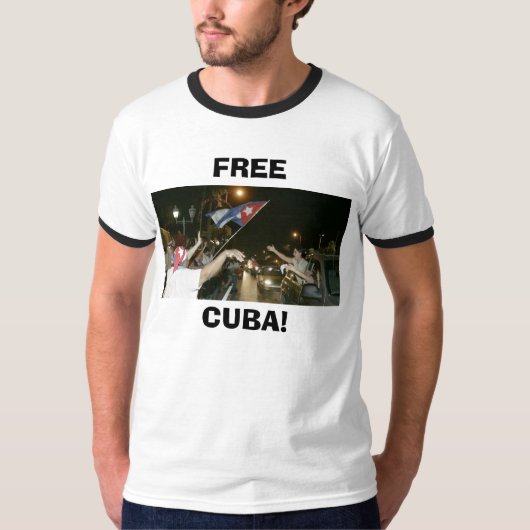 Miami FREE, CUBA. T-shirt (Voorkant)