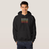 Miami Gardens Florida Miami Gardens FL Retro Vinta Hoodie (Voorkant volledig)