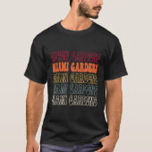 Miami Gardens T-shirt (Voorkant)