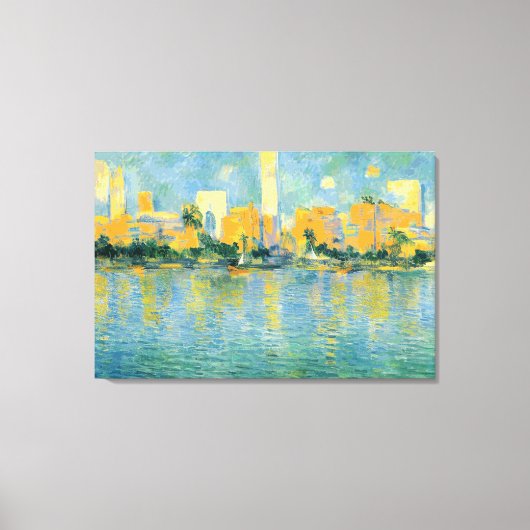 MIAMI - Gewikkeld Canvas (Voorkant)