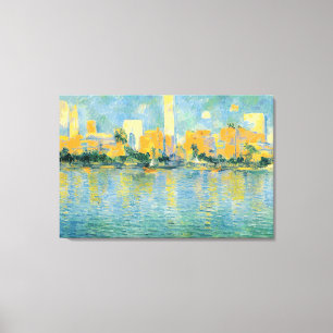 MIAMI - Gewikkeld Canvas Afdruk