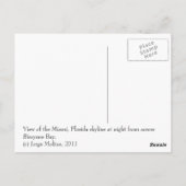 Miami Glimmer Briefkaart (Achterkant)
