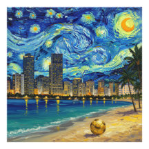 Miami Golden Shore Voetbal Elegant en Olie Fijne K