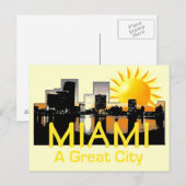 MIAMI Great City Briefkaart (Voorkant / Achterkant)