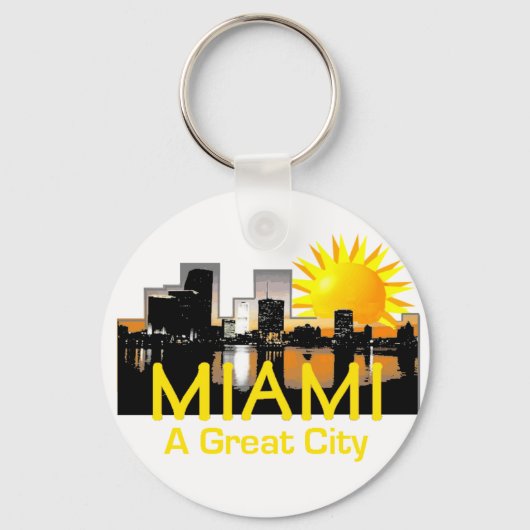 MIAMI Great City Sleutelhanger (Voorkant)