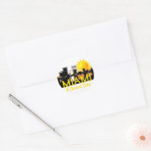 MIAMI Grote Stad Sticker (Envelop)