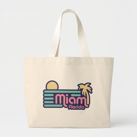 Miami Grote Tote Bag (Voorkant)